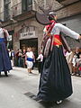 Català: Cavalcada de gegants de les festes de la Mercè del 2008, al tram del carrer Cardenal Casañas, carrer del Pi, carrer Canuda i la Rambla