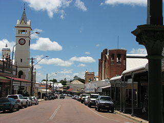Charters Towers is a rural town in the Charters Towers Region, Queensland, Australia. It is 136 kilometres (85 mi) by road south-west from Townsville on the Flinders Highway. During the last quarter of the 19th century the town boomed as the rich gold deposits under the city were developed. After becoming uneconomic in the 20th century, profitable mining operations have commenced once again. In the 2016 census, Charters Towers had a population of 8,120 people.
