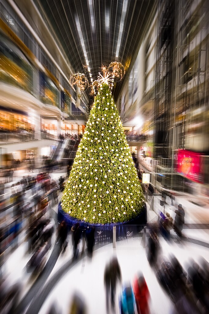 Immagini Natale 400 Pixel.File Christmas Tree In Toronto Eaton Centre 2008 Jpg Wikipedia