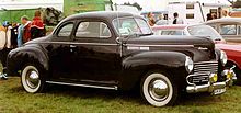 1940s Chrysler, of the type owned by Arthur Mellows Chrysler Windsor Coupe 1940.jpg