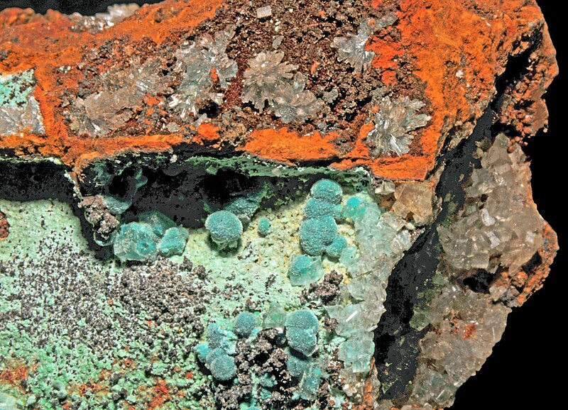 File:Chrysocolla, hemimorphite, goethite.jpg