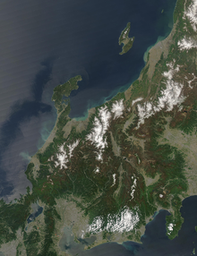 Chubu region (satellite photo)