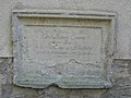 Deutsch: Inschrift an der Ostseite der Kirche im Liebenwalder Ortsteil Neuholland