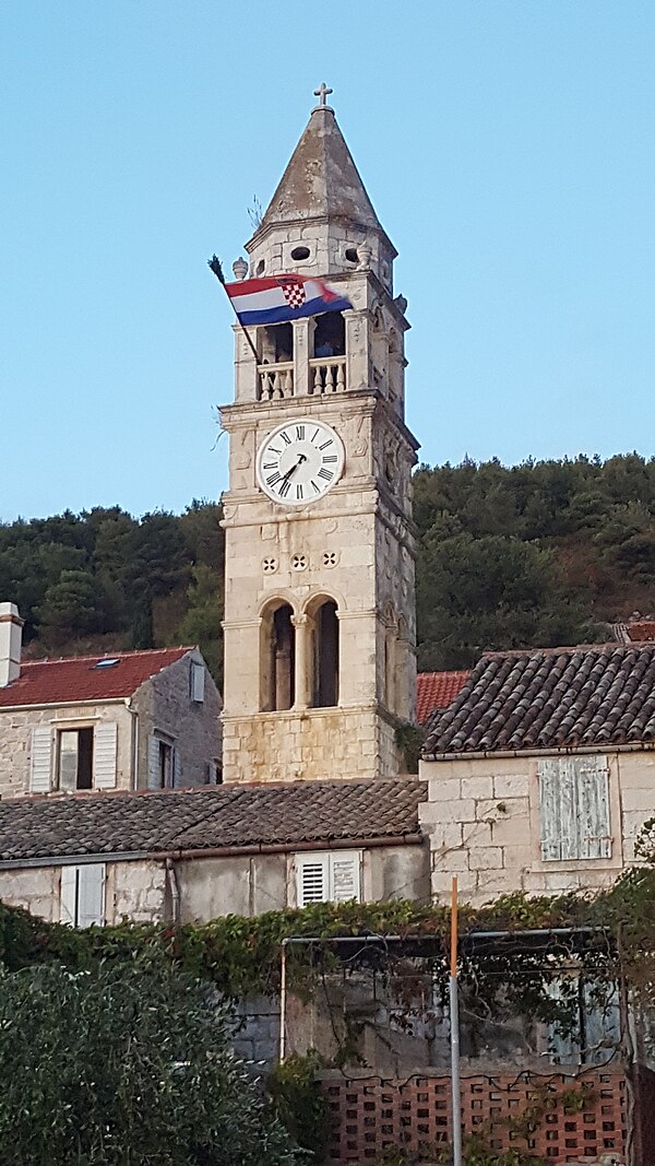 Bell tower of the Church of St. Cyprian and Justina