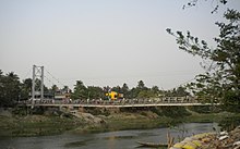 Ranaghat Bridge or Churni River Bridge on Brahmaputra River near Pasighat in Arunachal Pradesh Churni River Bridge Ranaghat.jpg