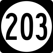 Circle sign 203