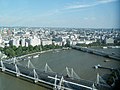 Blick aus dem London Eye auf die Stadt