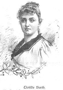 Clotilde Barth im Jahre 1894