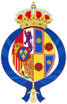 Coat of arms of Letizia Ortiz, Queen of Spain, with the Chilean Order of Merit