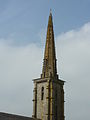 Commana : le clocher de l'église Saint-Derrien