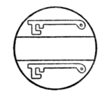 Fig. 9.—Device of the Emir Arkatây (a band between two keys).