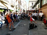 ]]. Pl. Llibertat (Barcelona). This is a photo of a building listed in the Catalan heritage register as Bé Cultural d'Interès Local (BCIL) under the reference 08019/2586. Object location 41° 23′ 59.46″ N, 2° 09′ 12.52″ E  View all coordinates using: OpenStreetMap