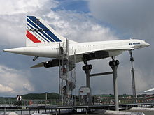 Die Concorde F-BVFB der Air France im Technikmuseum Sinsheim