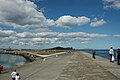 Dún Laoghaire, Ireland, Dublin. View of harbour entrance from the outer side of East Pier PD 1.JPG