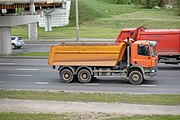 Беларуская: Грузавік DAF CF. Мінск, Беларусь English: DAF CF truck. Minsk, Belarus Русский: Грузовой автомобиль DAF CF. Минск, Беларусь