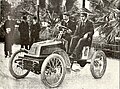Darracq 1901 beim Rennen in Nizza