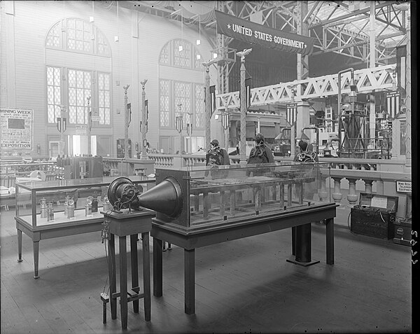 An exhibit by the Department of the Interior's Bureau of Mines.