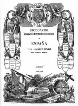 Image illustrative de l’article Diccionario geográfico-estadístico-histórico de España y sus posesiones de Ultramar