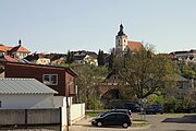 Čeština: Dlouhá ulice v Rudolfově, okres České Budějovice, Jihočeský kraj. English: Dlouhá street in Rudolfov, České Budějovice District, South Bohemian Region, Czechia.