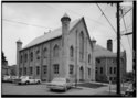 EAST AND NORTH ELEVATIONS - Second Tompkins County Courthouse, 121 East Court Street, Ithaca, Tompkins County, NY HABS NY,55-ITH,7-12.tif