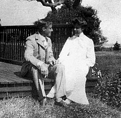 Franklin and Eleanor at Campobello Island, Canada, in 1904