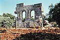 East Church, Me'ez (ماعز), Syria - Remains of north façade of Church - PHBZ024 2016 5526 - Dumbarton Oaks.jpg