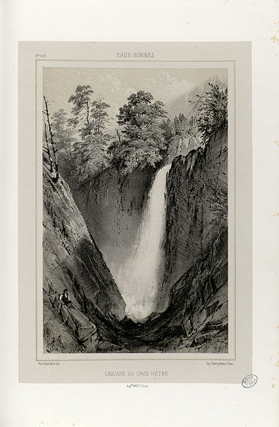 File:Eaux-Bonnes - Cascade du gros-hêtre - Fonds Ancely - B315556101 A PETIT 2 024.jpg