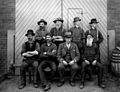 "Members of the Foundry Department, 1901 US Navy Yard, Mare Island."