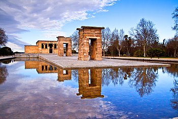 7.º Templo de Debod, Madrid.