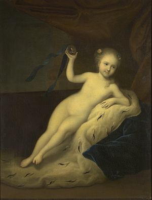 Elisabeth de Russie en déesse olympique par L.Caravaque (années 1710, musée russe).jpg