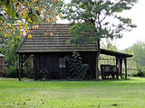 Polski: Skansen etnograficzny w Gosławicach- kuźnia English: Ethnographic skansen in Gosławice