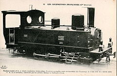 FF 31 - Les locomotives françaises (Cies diverses) - Machine-tender n°32 ... des tramways de l'Ain (recto).JPG