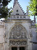 Fachada de la capilla Saint-Hubert del castillo de Amboise