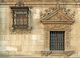Fenster des Heiligen Ambrosius und kleines Seitenfenster
