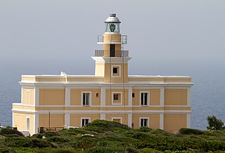 Capo San Marco Lighthouse lighthouse in Sardinia, Italy
