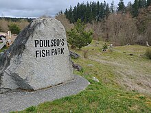 Entrance to Poulsbo's Fish Park