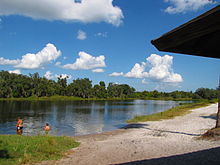 A swimming hole.