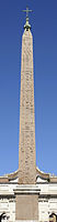 Obelisk na náměstí Piazza del Popolo