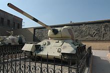 Egyptian Army T-34-85 in the Egyptian Military museum.