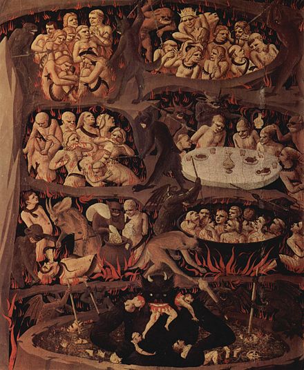 The Last Judgment, Hell, c.1431, by Fra Angelico