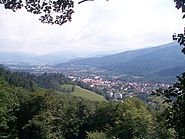 Freiburg Landschaft vom schlossberg aus