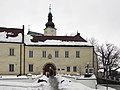Castelul Frýdek văzut iarna