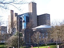 The university's library hosts over three million volumes. Glasgow University Library 000 0124.jpg