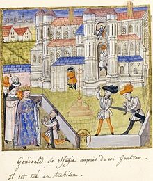 Gondoald se réfugie auprès du roi Gontran. Il est tué en trahison.jpeg