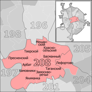 <span class="mw-page-title-main">Central constituency (Moscow)</span> Russian legislative constituency