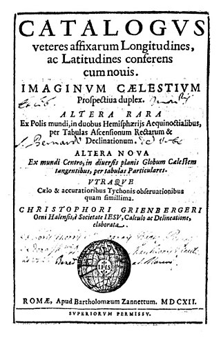 <span class="mw-page-title-main">Christoph Grienberger</span> Austrian astronomer (1561–1636)