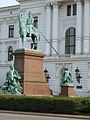 Kaiser Wilhelm I in de:Hamburg-Altona, sculpted by Gustav Eberlein