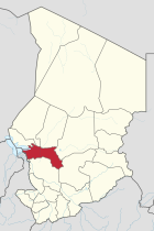 Hadjer-Lamis in Chad.svg