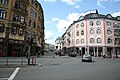 Hegdehaugsveien in Oslo, at the intersection with Parkveien