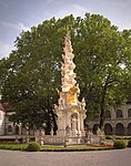 Trinity column in the monastery courtyard